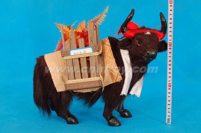 皮毛玩(wán)具牛：N017義烏楚傑工藝品有限公司