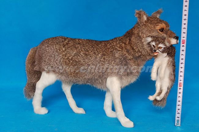 皮毛玩(wán)具狼：LA013義烏楚傑工藝品有限公司