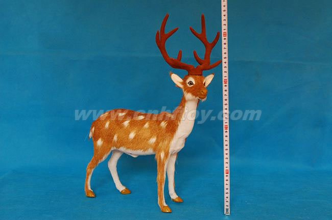 皮毛玩(wán)具鹿：L048義烏楚傑工藝品有限公司