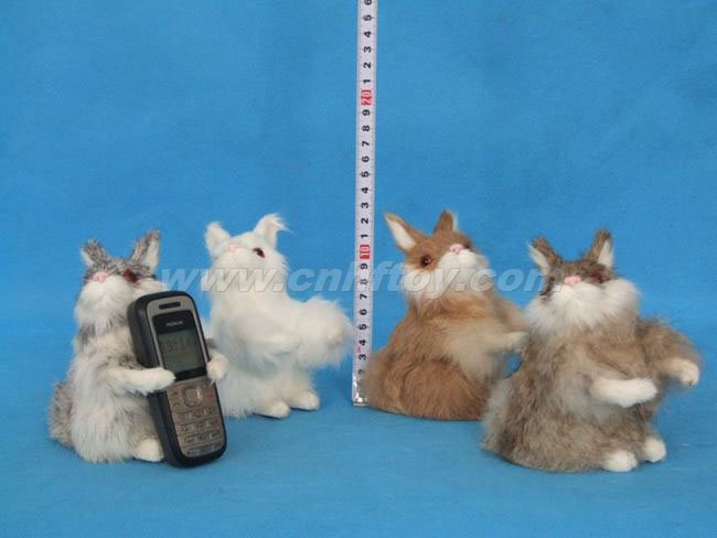 皮毛玩(wán)具兔：T021義烏楚傑工藝品有限公司