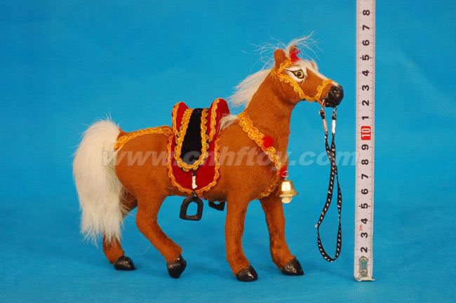 皮毛玩(wán)具馬：MA159義烏楚傑工藝品有限公司