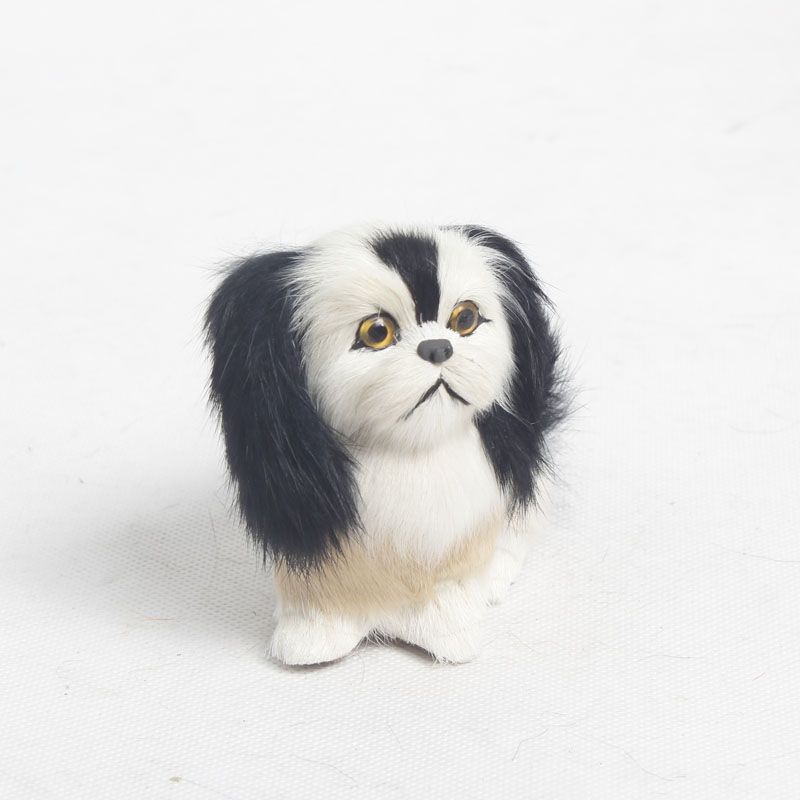 皮毛玩(wán)具貓：仿真狗玩(wán)偶車(chē)載裝飾擺設真皮毛動物(wù)寵物(wù)模型擺件(jiàn)兒(ér)童玩(wán)具生(shēng)日(rì)禮物(wù)義烏楚傑工藝品有限公司