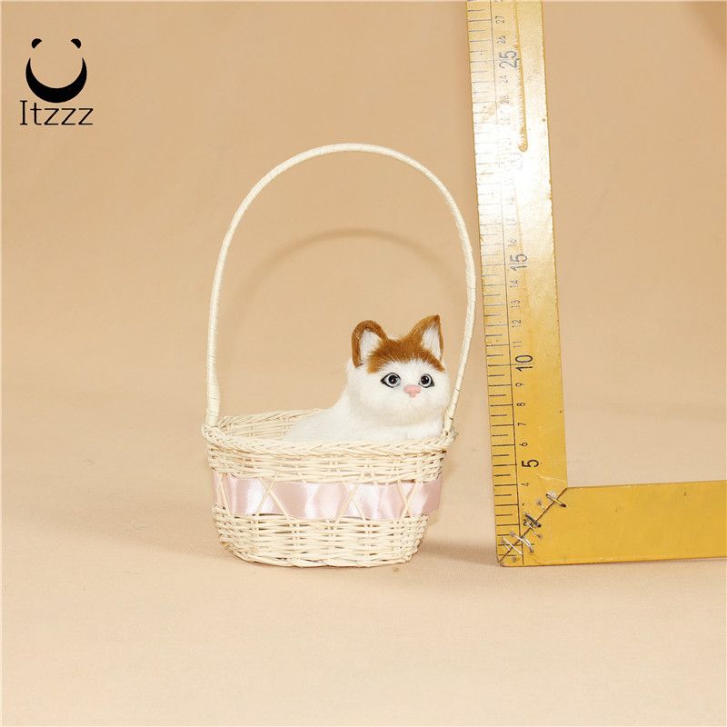 皮毛玩(wán)具：仿真大(dà)貓咪毛絨動物(wù)玩(wán)具公仔家(jiā)居桌面擺件(jiàn)禮物(wù)寵物(wù)小(xiǎo)貓模型假貓義烏楚傑工藝品有限公司