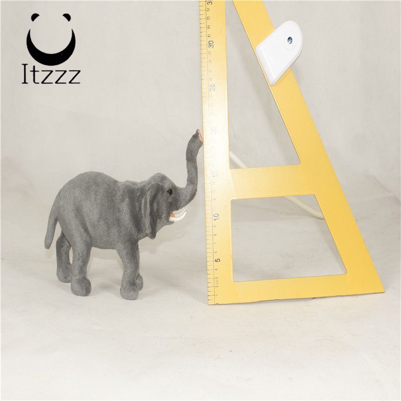 皮毛玩(wán)具：兒(ér)童仿真小(xiǎo)動物(wù)幼崽模型玩(wán)具擺件(jiàn)景觀配景裝飾品大(dà)象義烏楚傑工藝品有限公司